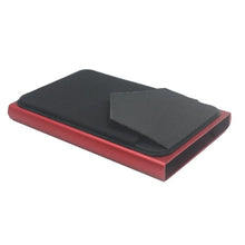 Load image into Gallery viewer, RFID Protective Aluminum Wallet - Red
