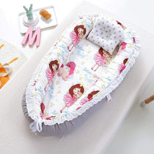 Load image into Gallery viewer, Portable Baby Lounger - Princess and Unicorn
