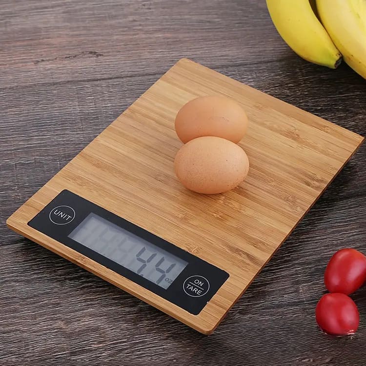 Digital Bamboo Kitchen Scale