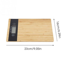 Load image into Gallery viewer, Digital Bamboo Kitchen Scale
