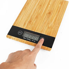 Load image into Gallery viewer, Digital Bamboo Kitchen Scale
