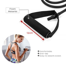 Load image into Gallery viewer, 5 Levels Resistance Bands with Handles Yoga Pull Rope 

