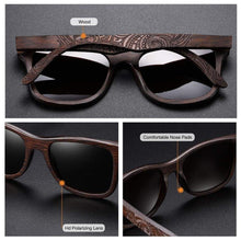 Load image into Gallery viewer, Wooden Polarized Sunglasses
