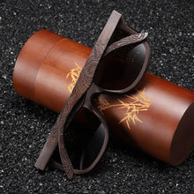 Load image into Gallery viewer, Engraved Wooden Polarized Sunglasses
