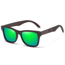 Load image into Gallery viewer, Wooden Polarized Sunglasses - Green
