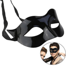 Load image into Gallery viewer, Luxury Venetian Masquerade Mask for Men - Black - 200003979
