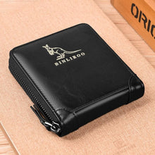 Load image into Gallery viewer, Fossy Love RFID Leather Wallet - Mark Black
