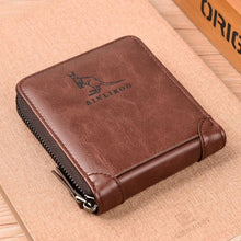 Load image into Gallery viewer, Fossy Love RFID Leather Wallet - Mark Brown
