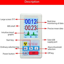 Load image into Gallery viewer, High-Precision Handheld Radiation Geiger Counter
