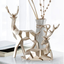 Load image into Gallery viewer, Geometric Deer Decor - Gold
