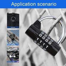 Load image into Gallery viewer, Heavy Duty Resettable 4-Digit Combination Padlock
