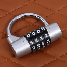 Load image into Gallery viewer, Heavy Duty Resettable 4-Digit Combination Padlock - Silver
