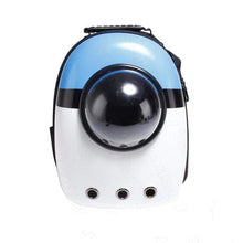 Load image into Gallery viewer, Cat Capsule Carrier Bag - Blue Pokeball
