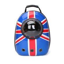 Load image into Gallery viewer, Cat Capsule Carrier Bag - Union Jack
