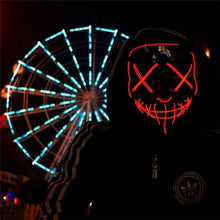Load image into Gallery viewer, Purge LED Halloween Mask
