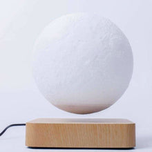 Load image into Gallery viewer, Levitating Moon Lamp - Light Wood / AU, LeviLunaLightWood-US 
