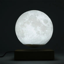 Load image into Gallery viewer, Levitating Moon Lamp - LeviLunaDarkWood-US, LeviLunaLightWood-US
