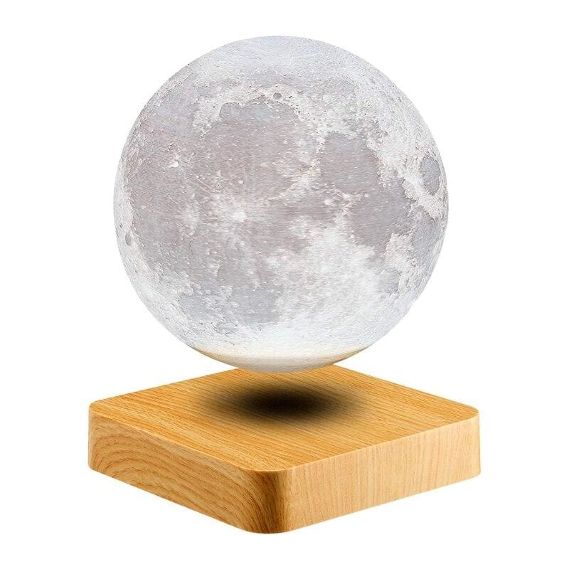 LeviLuna™ - The Realistic Floating Moon Lamp - Light Wood / 
