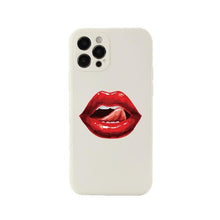 Load image into Gallery viewer, Sexy Red Lips iPhone Case Rainbow
