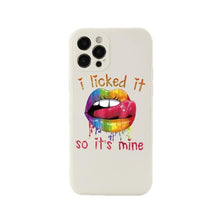 Load image into Gallery viewer, Sexy Red Lips iPhone Case Rainbow - iPhone XS Max / White 
