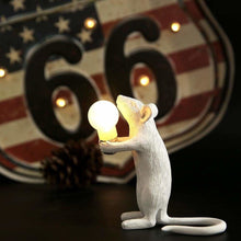 Load image into Gallery viewer, Marcuzzi Designer Mouse Lamp - White Standing - 
