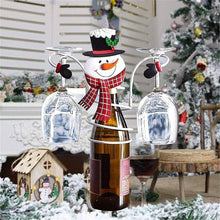 Load image into Gallery viewer, Christmas Wine Bottle Glass Holder
