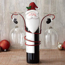 Load image into Gallery viewer, Christmas Wine Bottle Glass Holder
