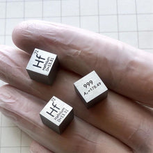 Load image into Gallery viewer, Metal Element Cube - Hafnium Cube (Hf)
