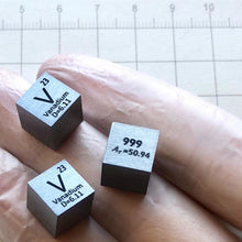 Load image into Gallery viewer, Metal Element Cube - Vanadium Cube (V)
