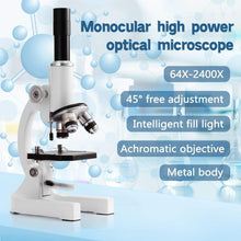 Load image into Gallery viewer, 64X-2400X Children’s Microscope
