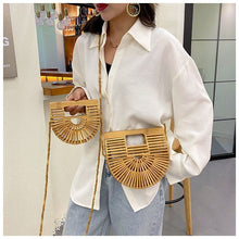 Load image into Gallery viewer, Mulberry™ Designer Bamboo Hand and Shoulder Bag for Women
