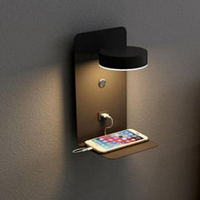 Load image into Gallery viewer, myAtmos™ USB Bedside Lamp - VT Black
