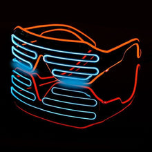 Load image into Gallery viewer, Glowing Neon LED Party Glasses - Blue and Orange
