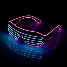Load image into Gallery viewer, Glowing Neon LED Party Glasses - Blue and Pink

