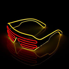 Load image into Gallery viewer, Glowing Neon LED Party Glasses - Red and Yellow
