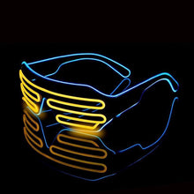 Load image into Gallery viewer, Glowing Neon LED Party Glasses - Yellow and Blue
