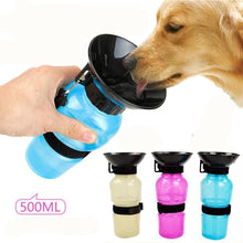 Load image into Gallery viewer, Portable Travel Water Bottle for Dogs - Blue

