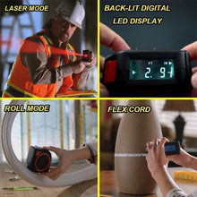 Load image into Gallery viewer, RangeAssist™ - The 3-in-1 Electronic Laser Measuring Ruler

