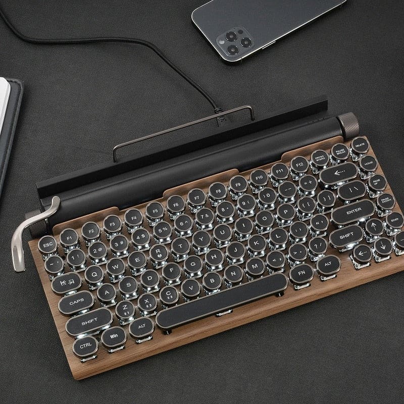 RetroStation™ - The Mobile Mechanical Typewriter Keyboard - 