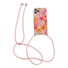 Load image into Gallery viewer, Chic Flower iPhone Crossbody Necklace and Case

