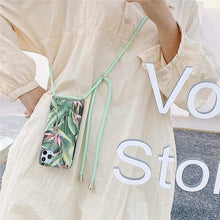 Load image into Gallery viewer, Chic Flower iPhone Crossbody Necklace and Case
