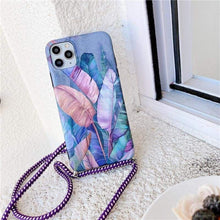 Load image into Gallery viewer, Chic Flower iPhone Crossbody Necklace and Case

