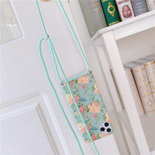 Load image into Gallery viewer, Chic Flower iPhone Crossbody Necklace and Case - iPhone 7 / 
