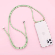 Load image into Gallery viewer, iPhone Crossbody Lanyard and Case - For iPhone 11 / Mint 
