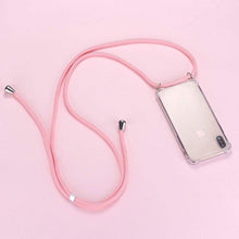 Load image into Gallery viewer, iPhone Crossbody Lanyard and Case - For iPhone 11 / Pink
