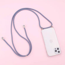 Load image into Gallery viewer, iPhone Crossbody Lanyard and Case - For iPhone 11 / Purple
