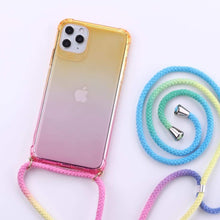 Load image into Gallery viewer, Gradient iPhone Necklace and Phone Case
