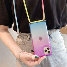 Load image into Gallery viewer, Gradient iPhone Necklace and Phone Case
