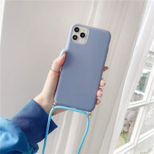 Load image into Gallery viewer, iPhone Crossbody Necklace Strap and Case in Pastel - iPhone 
