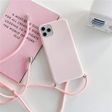 Load image into Gallery viewer, iPhone Crossbody Necklace Strap and Case in Pastel - iPhone 
